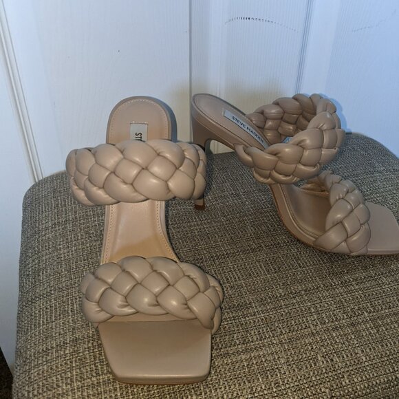 Braided Neutral Stiletto Heel - Picture 2 of 4